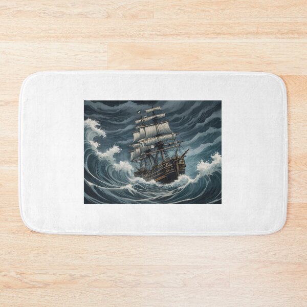 Item preview, Sailing ship on a stormy sea designed and sold by KilianSzmid.