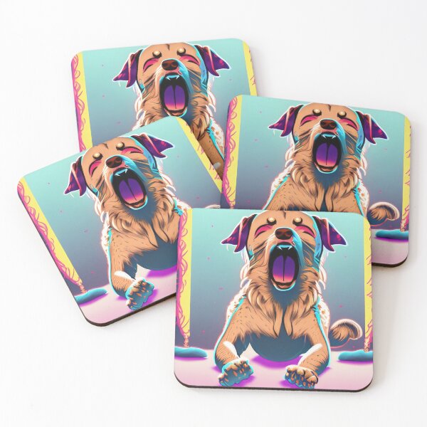 Item preview, Dog Stretched Morning Yawn designed and sold by petsfromweb.