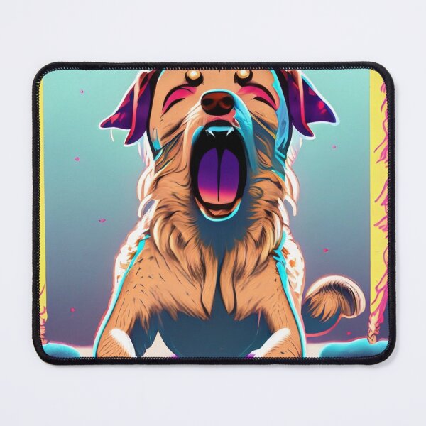 Item preview, Dog Stretched Morning Yawn designed and sold by petsfromweb.