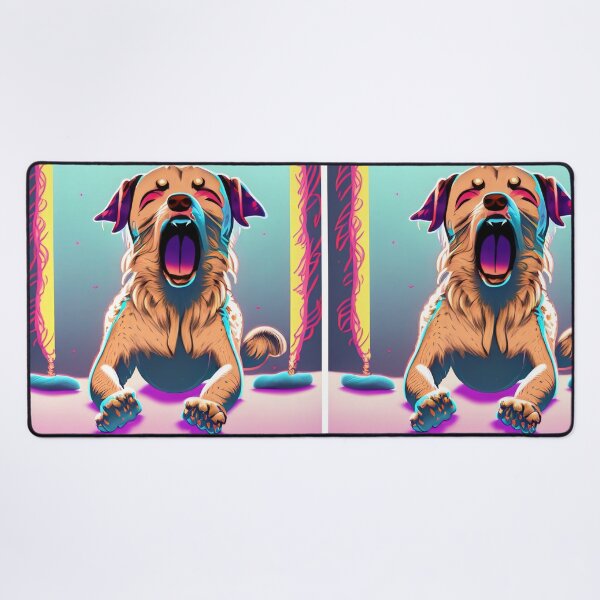 Item preview, Dog Stretched Morning Yawn designed and sold by petsfromweb.