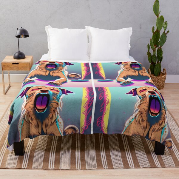 Item preview, Dog Stretched Morning Yawn designed and sold by petsfromweb.