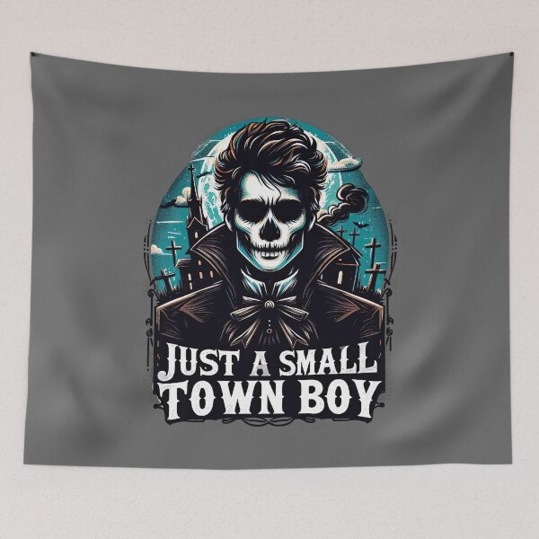 Item preview, Just a Small Town Boy Vintage Gothic Quote designed and sold by ArtadoraDesignz.