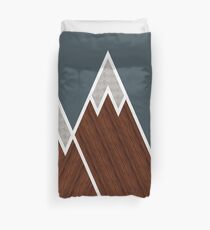Concrete Mountains Duvet Cover