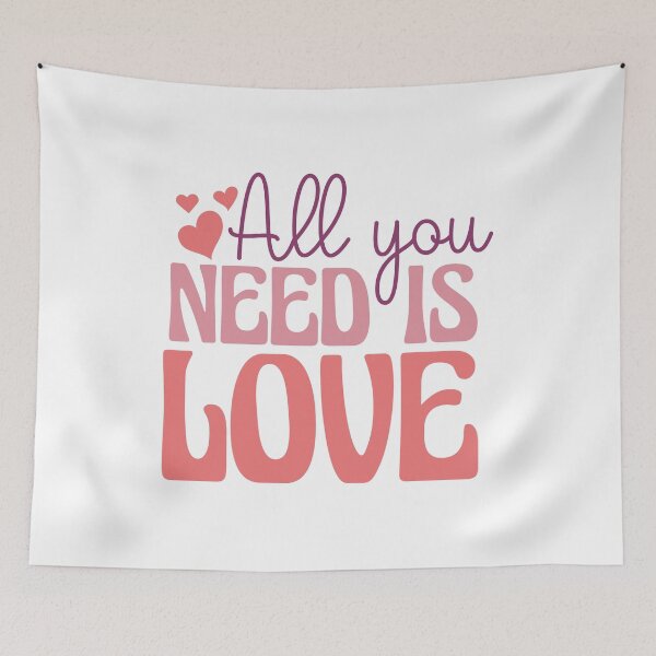 Item preview, all you need is love text design designed and sold by chameleon-crook.