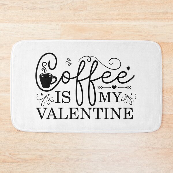 Item preview, coffee is my valentine pun  designed and sold by chameleon-crook.