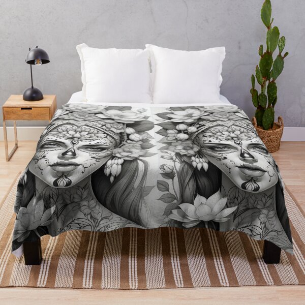 Item preview, Skulls, Mexican Art: Whispers of Nature's Soul designed and sold by ArtComixHaven.