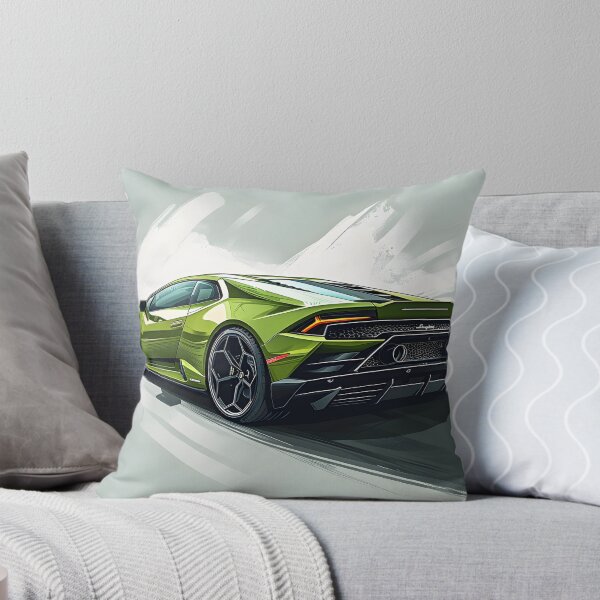 Item preview, Elegance in motion: Impressive green Lamborghini art designed and sold by Cr-AI-tive.