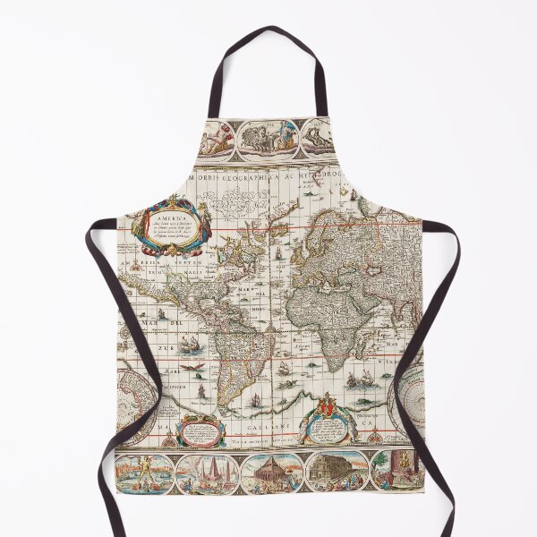 Item preview, Vintage Map of The World (1635) designed and sold by irek07.