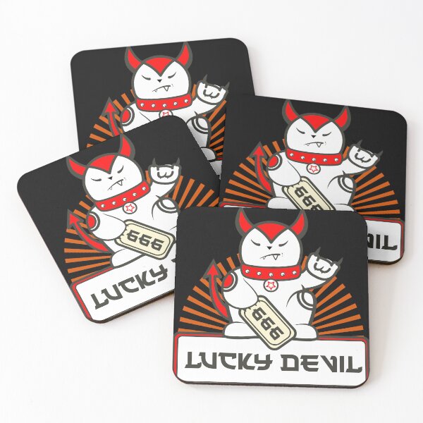 Item preview, Lucky Devil Cat designed and sold by OddPopnyc.