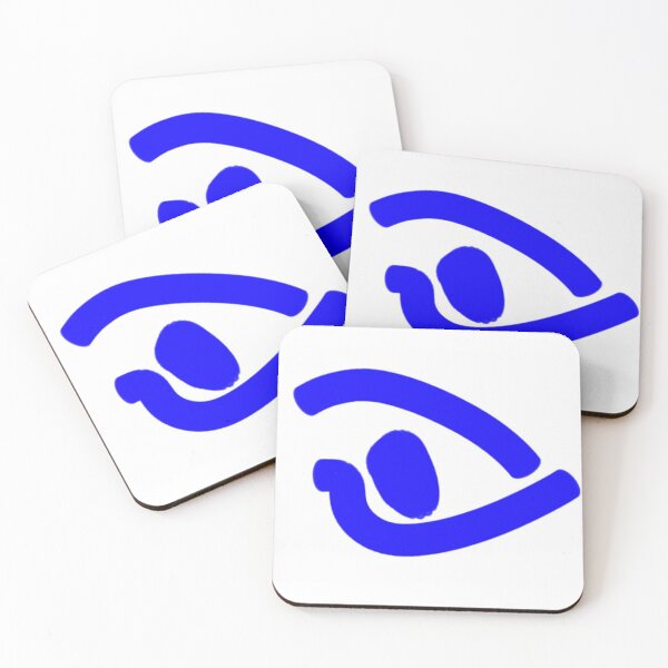 Item preview, Picasso Eye drawn in Blue on White designed and sold by Creative Endeavors ..