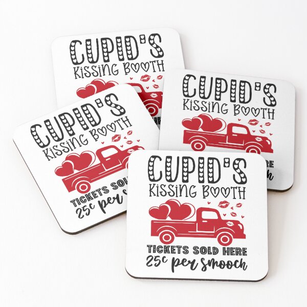 Item preview, cupid's kissing booth love and valentine's text design designed and sold by chameleon-crook.