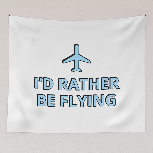 Item preview, Id Rather Be At A Flying designed and sold by Inspirationmotivation.