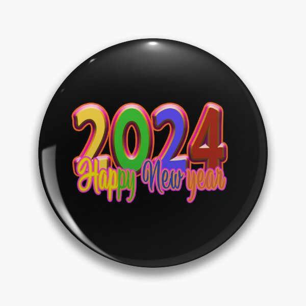 Item preview, 2024 Happy New Year Retro  designed and sold by Bukhisz.