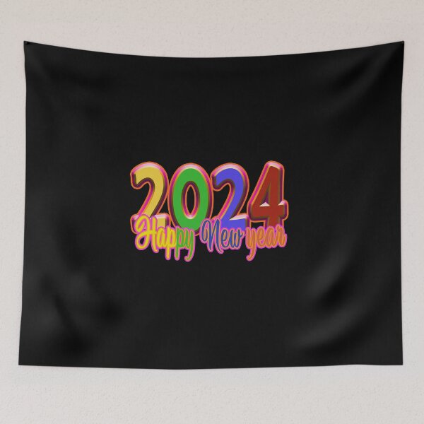 Item preview, 2024 Happy New Year Retro  designed and sold by Bukhisz.