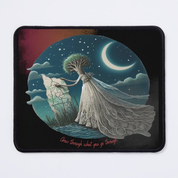 Item preview, Whimsical Treant in Wedding Dress Under Moonlight - Solitude and Rebellion Illustrated designed and sold by zax454.