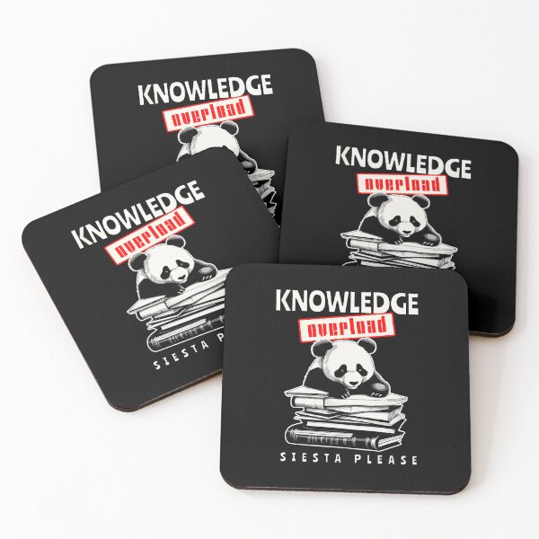 Item preview, Panda siesta knowledge overload designed and sold by Graffik-Peeps.