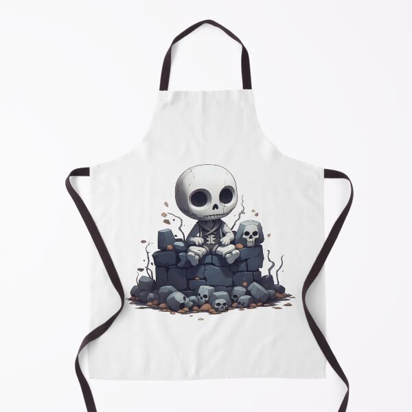 Item preview, Cute preppy skeleton sitting on the wall  designed and sold by MilkyBerryShop.
