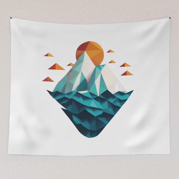 Item preview, Low poly ocean designed and sold by LuckyFamily.