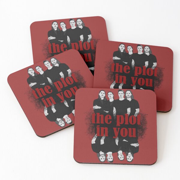 Item preview, The Plot In You Band Artwork Mirrored Red designed and sold by art4lo.
