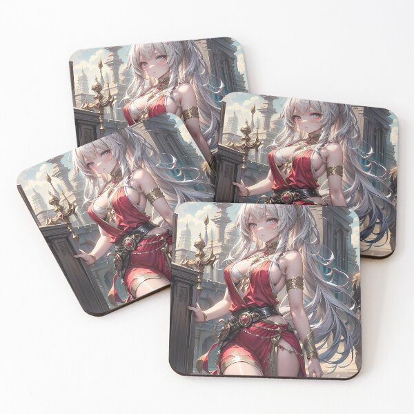 Item preview, Anime princess portrait in a fantasy world art designed and sold by TheArtistOf2022.