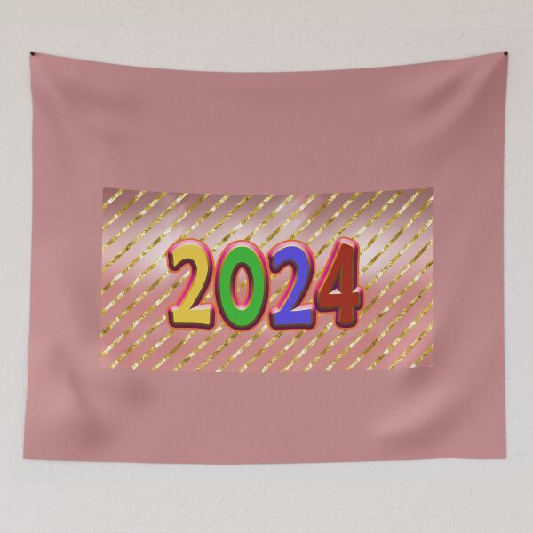 Item preview,  2024 Happy New Year Retro  designed and sold by Bukhisz.