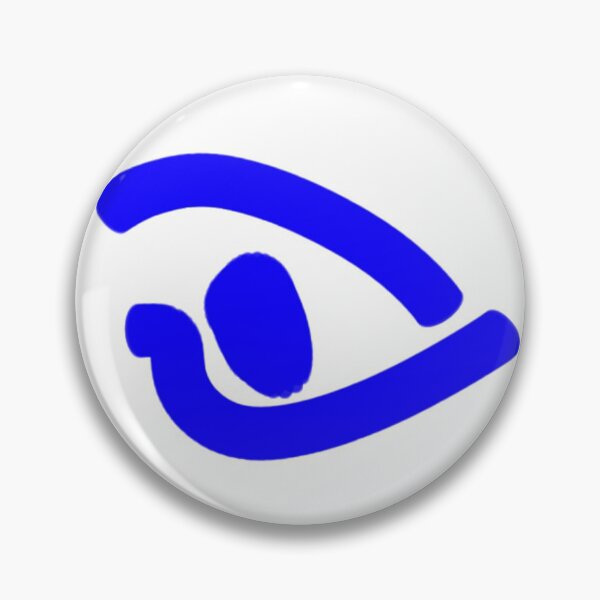 Item preview, Picasso Eye drawn in Blue on White designed and sold by Creative Endeavors ..