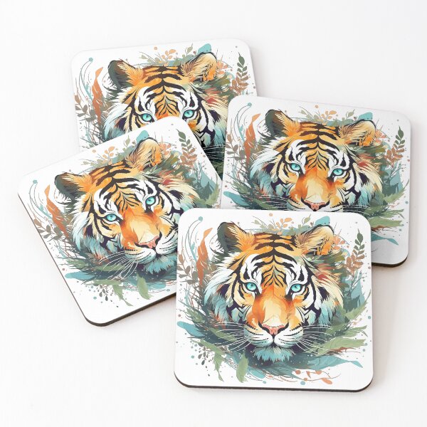 Item preview, Tiger head for animal lovers / zoo tiger designed and sold by Nextstep Design.