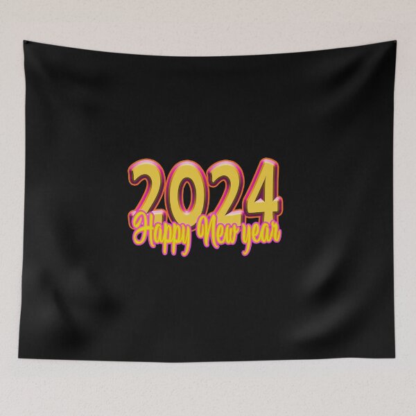 Item preview,  2024 Happy New Year Retro  designed and sold by Bukhisz.