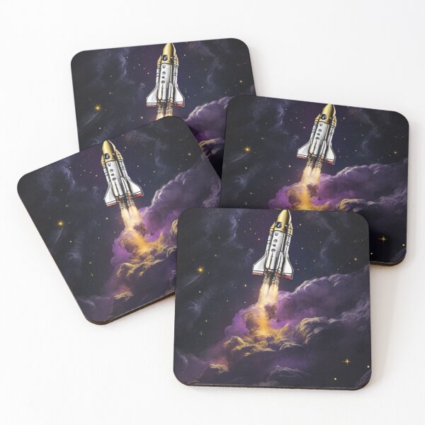 Item preview, Rocket in Space :A stunning visual journey beyond Earth's bounds.  designed and sold by Sparkdesigner2.