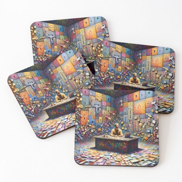 Item preview, Secure Your Ideas: The Key-Lock Mural designed and sold by RevGens.