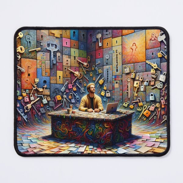 Item preview, Secure Your Ideas: The Key-Lock Mural designed and sold by RevGens.