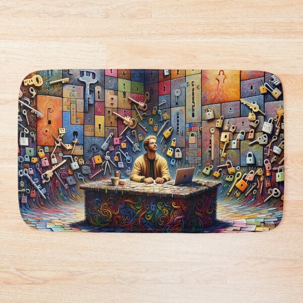Item preview, Secure Your Ideas: The Key-Lock Mural designed and sold by RevGens.