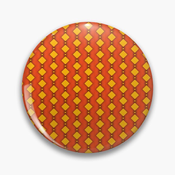Item preview, Whimsical Geometric Pattern in Red and Yellow - Offset (002) designed and sold by FaeryNuff.