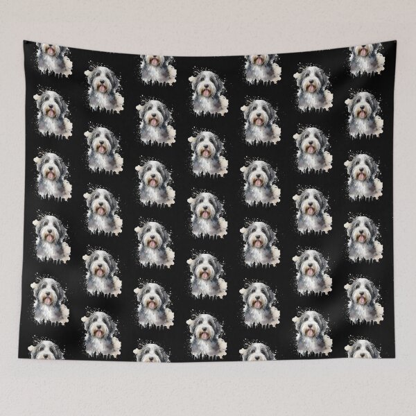 Item preview, Watercolor Bearded Collie Puppy designed and sold by Amazing-Kortez.