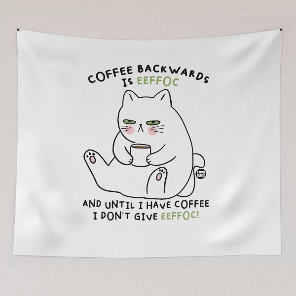 Item preview, COFFEE BACKWARDS EEFFOC designed and sold by TODD GOLDMAN.