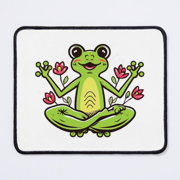 Item preview, Zen Frog Yoga Pose designed and sold by Pro AguiZoul Art.