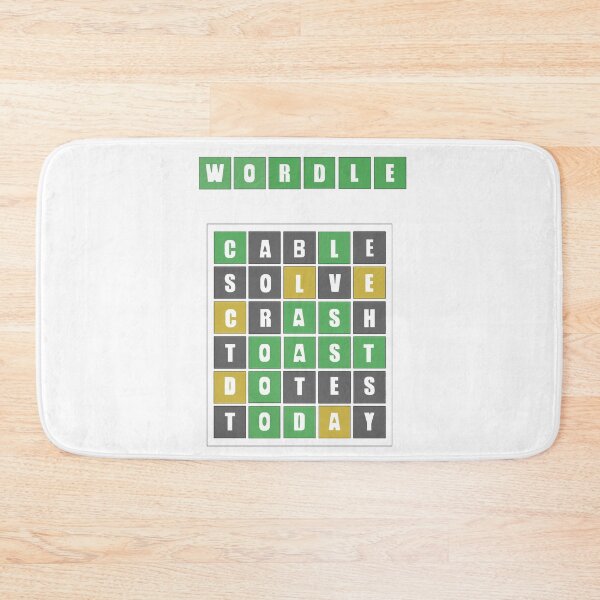Item preview, Wordle puzzle in progress designed and sold by AhmedTheMaker.
