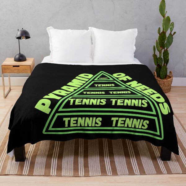Artikelvorschau, Tennis Pyramide der Bedürfnisse Geschenk für Tennisliebhaber entworfen und verkauft von KrisRubinArt.