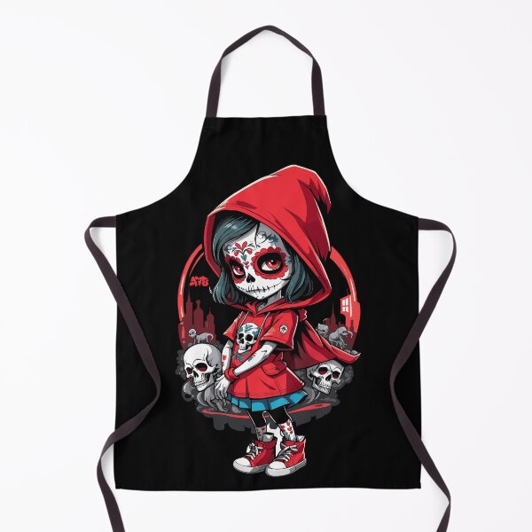 Item preview, Cute Hooded Sugar Skull Girl designed and sold by A78-Designs.