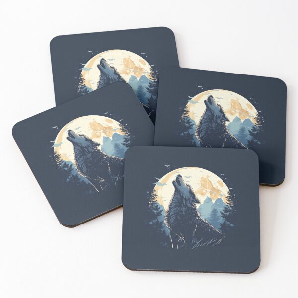 Item preview, Wolf howling designed and sold by vialgames.