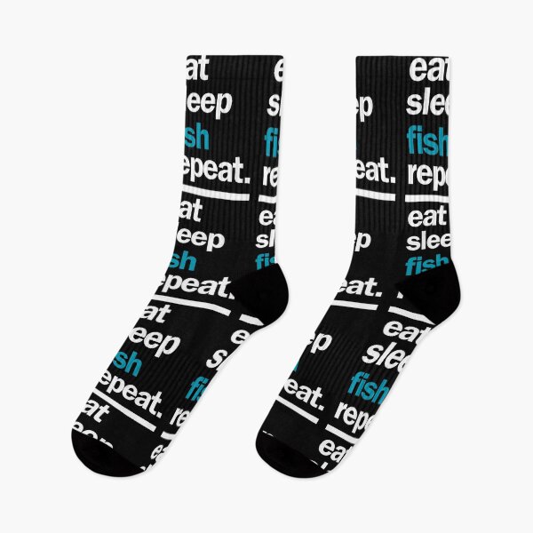 Item preview, Eat Sleep Fish Repeat designed and sold by AImonk.