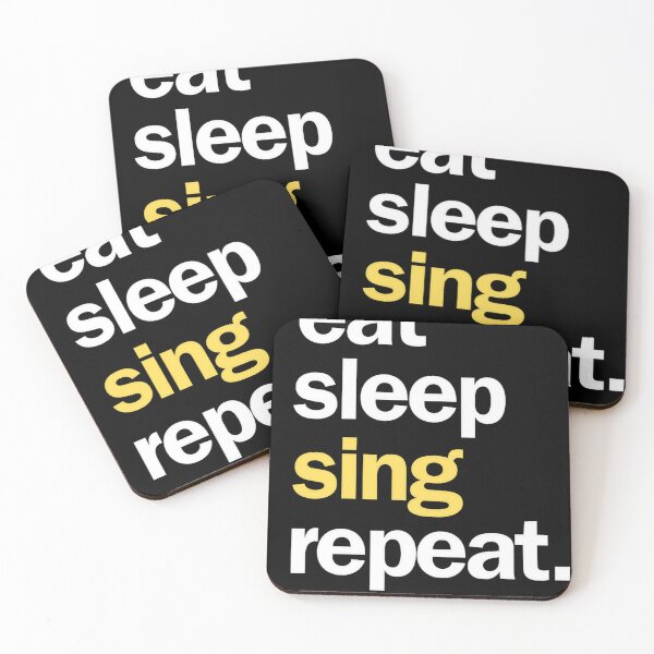 Item preview, Eat Sleep Sing Repeat designed and sold by AImonk.