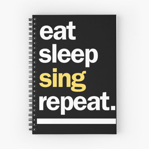 Artikelvorschau, Eat Sleep Sing Repeat entworfen und verkauft von AImonk.