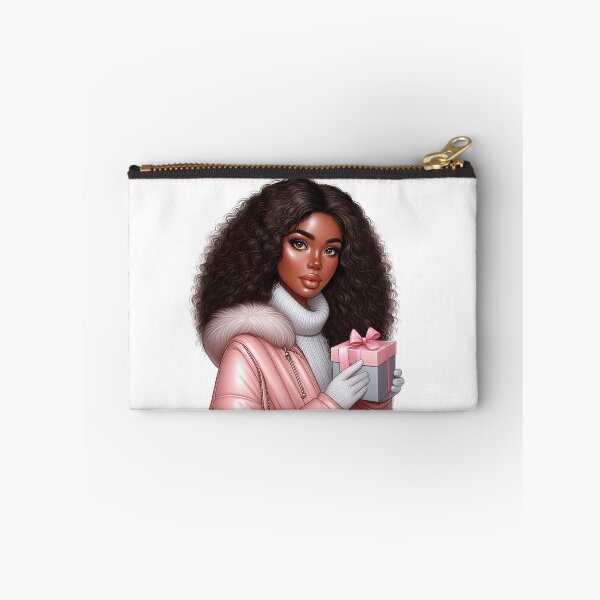 Item preview, Winter Afro Woman Design, Afro Fashion Woman, Winter Cute Girl Art Work. designed and sold by gabrielakrall.