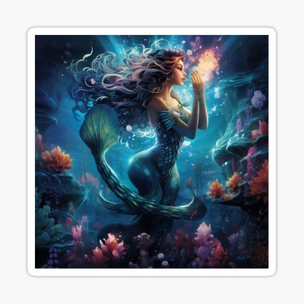 5D Diamond Painting Ariel in a Clam Shell Kit