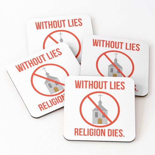 Item preview, Without lies religion dies  designed and sold by Rachel the Artist .