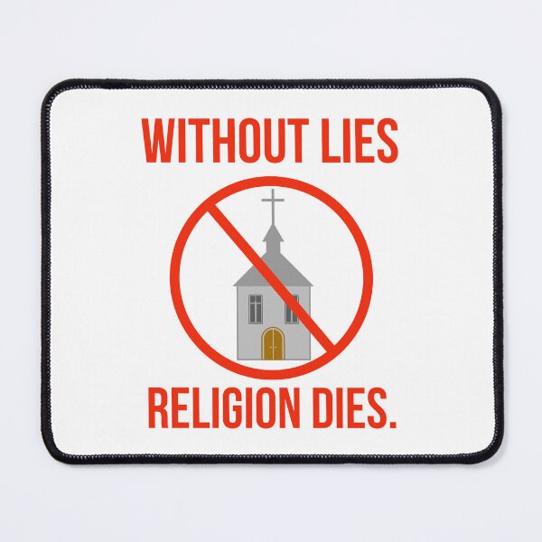 Item preview, Without lies religion dies  designed and sold by Rachel the Artist .
