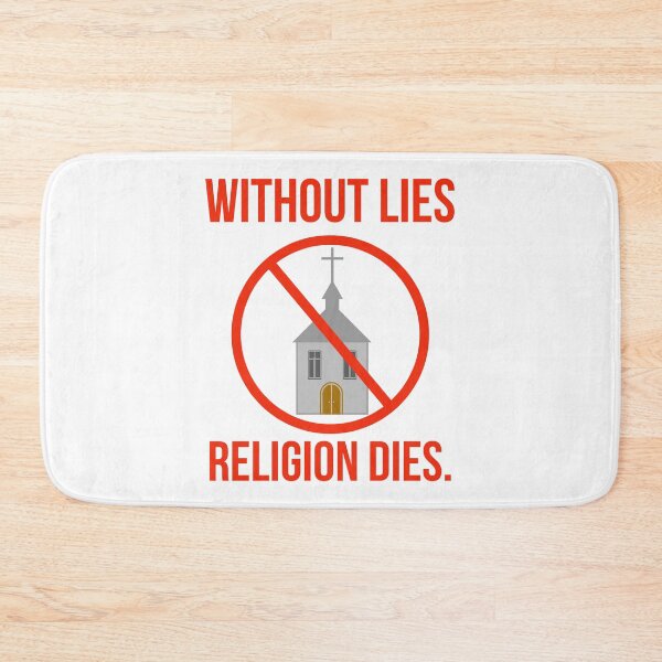Item preview, Without lies religion dies designed and sold by Rachel the Artist .