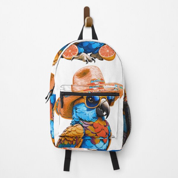 Item preview, Parrot Paradise Has a Straw Hat And Tangerines designed and sold by MindWave THC.