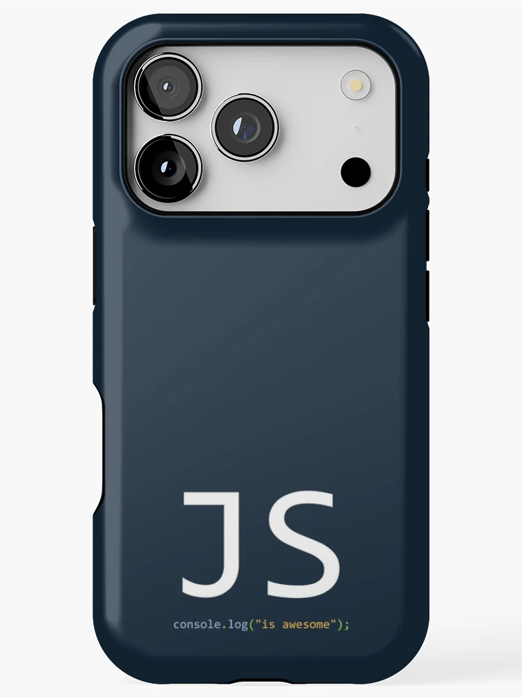 Thumbnail 1 of 4, iPhone Case, JavaScript is awesome - Computer Programming designed and sold by Programming Jokes.